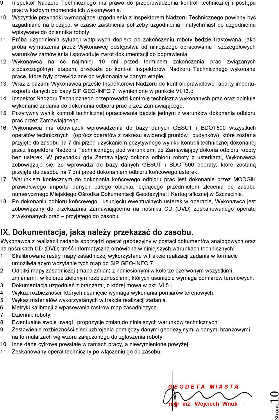 dziennika roboty. 11.