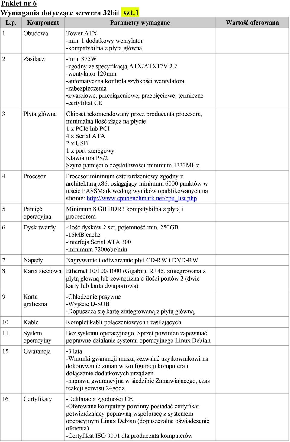 2 -wentylator 120mm -automatyczna kontrola szybkości wentylatora -zabezpieczenia zwarciowe, przeciążeniowe, przepięciowe, termiczne -certyfikat CE 3 Płyta główna Chipset rekomendowany przez