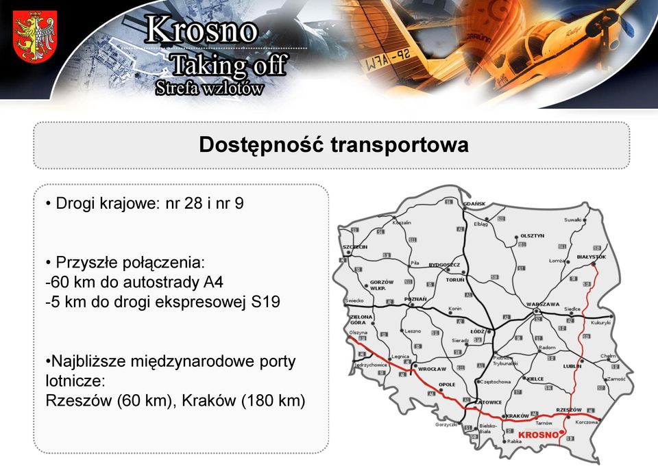 km do drogi ekspresowej S19 Najbliższe