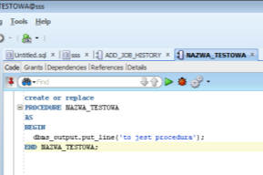 Procedury i funkcje SQL Developer WYKORZYSTANA LITERATURA J.