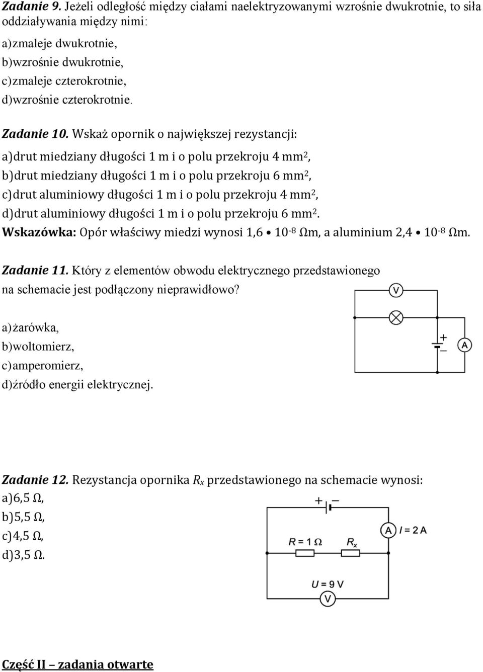 czterokrotnie. Zadanie 10.