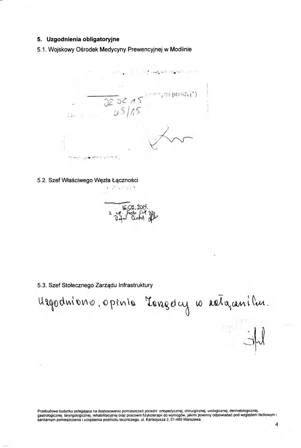 Szef Stołecznego Zarządu Infrastruktury, e p t w W UD M A l ^ G ł M t t w