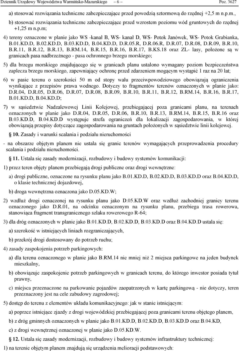 R.11, B.R.12, B.R.13, B.RM.14, B.R.15, B.R.16, B.R.17, B.KS.