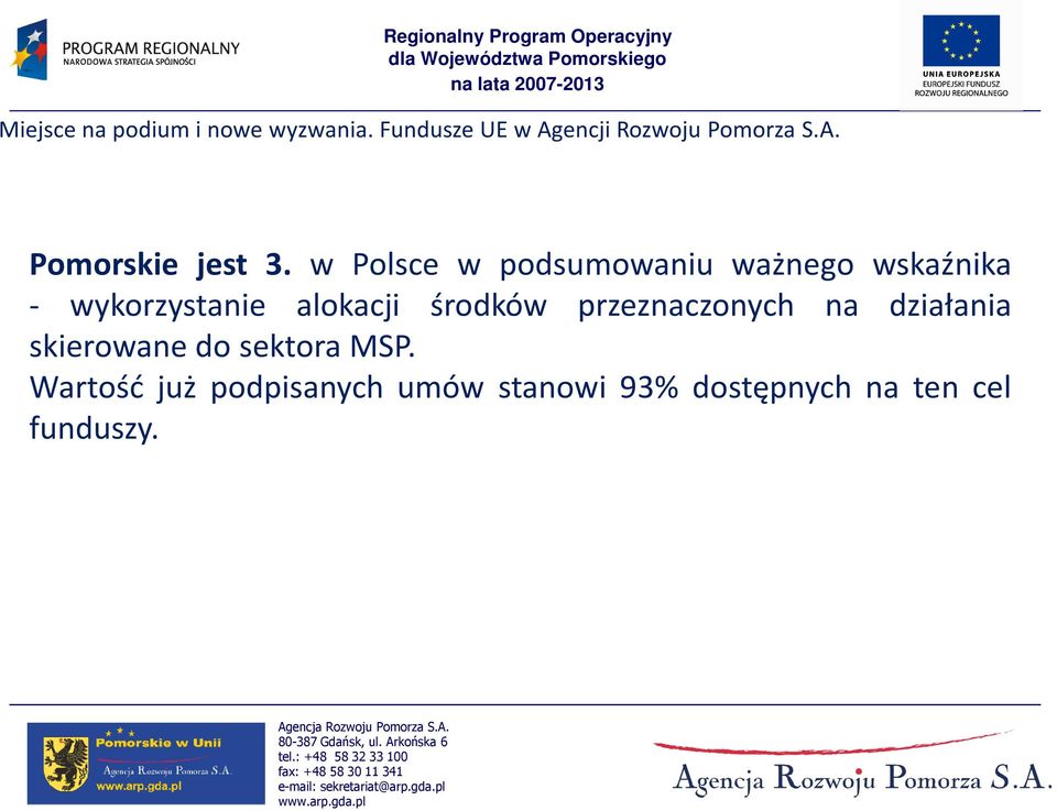 wykorzystanie alokacji środków przeznaczonych na