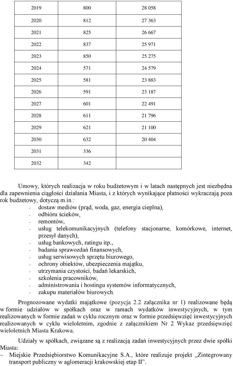 budżetowy, dotyczą m.in.