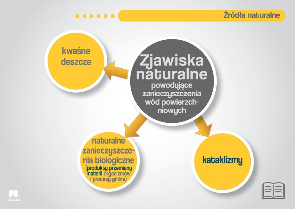 powierzchniowych naturalne zanieczyszczenia