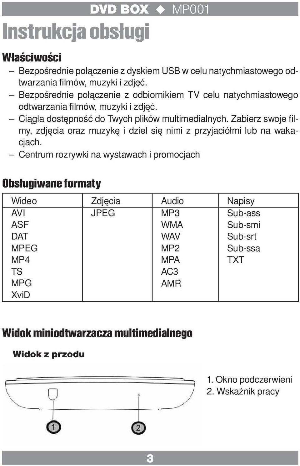Zabierz swoje filmy, zdjęcia oraz muzykę i dziel się nimi z przyjaciółmi lub na wakacjach.