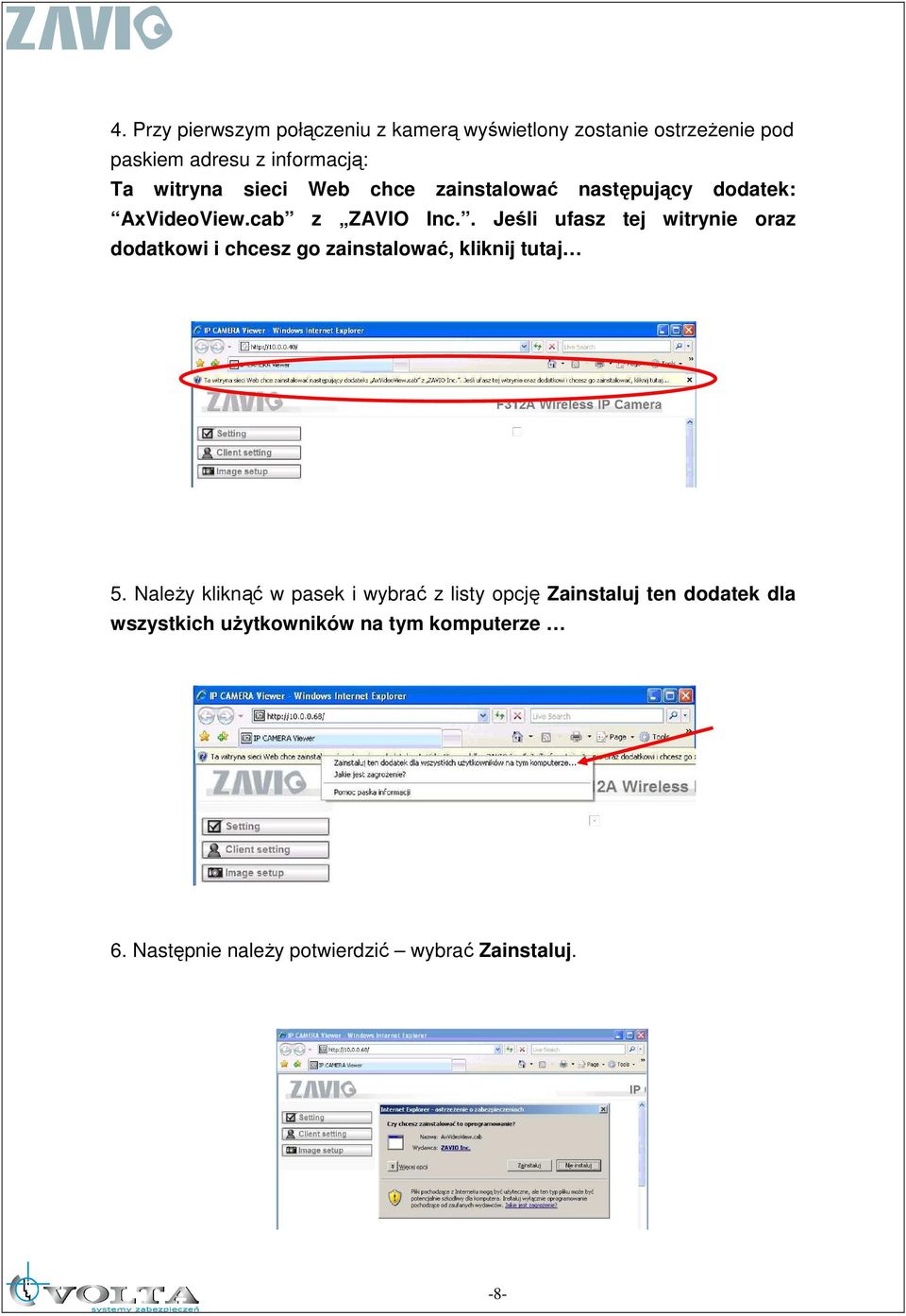 . Jeśli ufasz tej witrynie oraz dodatkowi i chcesz go zainstalować, kliknij tutaj 5.