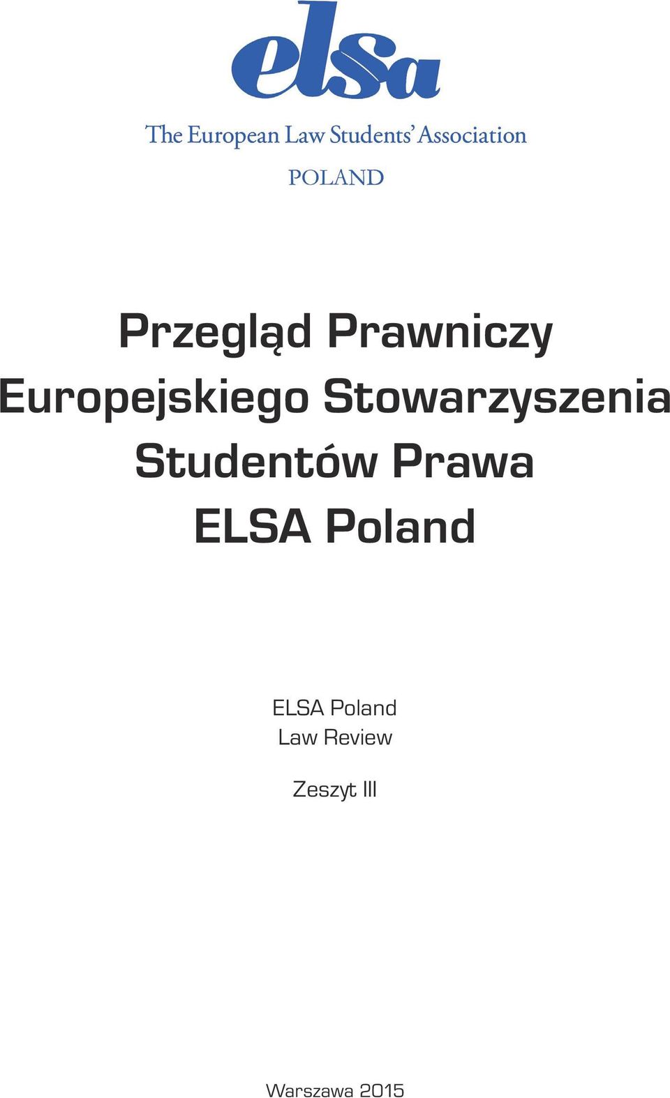Studentów Prawa ELSA Poland