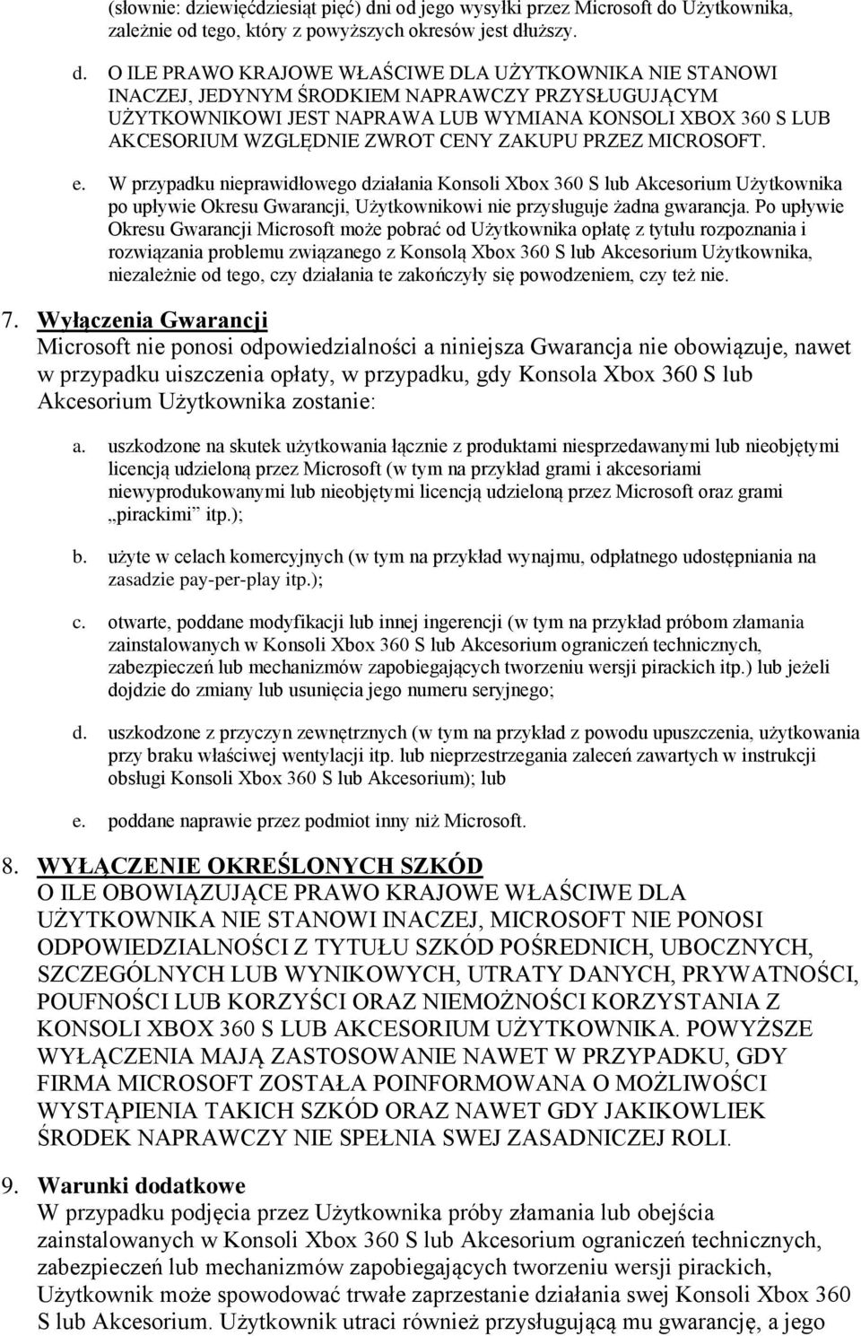 i od jego wysyłki przez Microsoft do