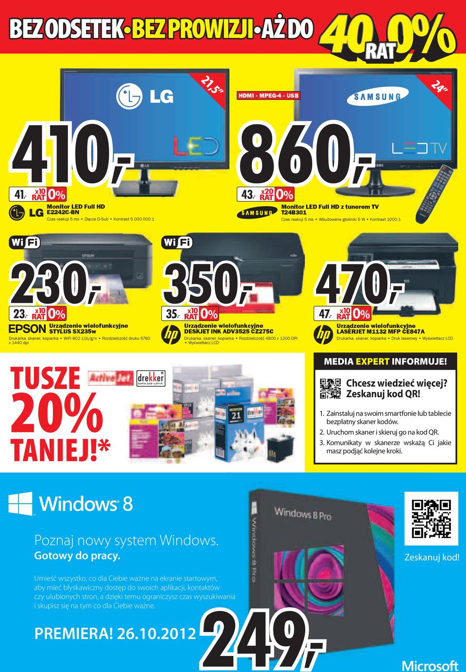 11b/g/n Rozdzielczość druku 5760 x 1440 dpi 350, 470, 35, x10 0% Urządzenie wielofunkcyjne DESKJET INK ADV3525 CZ275C Drukarka, skaner, kopiarka Rozdzielczość 4800 x 1200 DPI Wyświetlacz LCD 47, x10