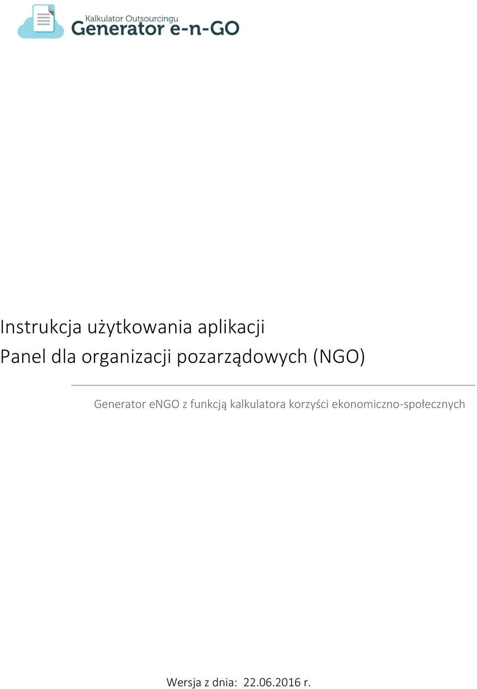 organizacji pozarządowych