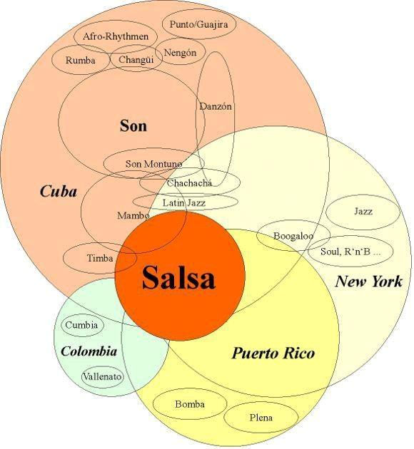 Co to jest SALSA? Salsa - to słowo oznaczające w języku hiszpańskim pikantny sos lub smak, muzycznie słowo to oznacza to samo, czyli mieszankę wielu rozmaitych stylów muzycznych (m.in.