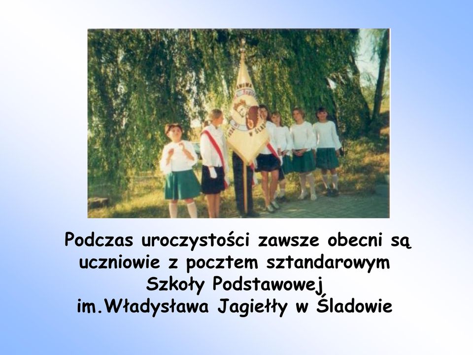 sztandarowym Szkoły