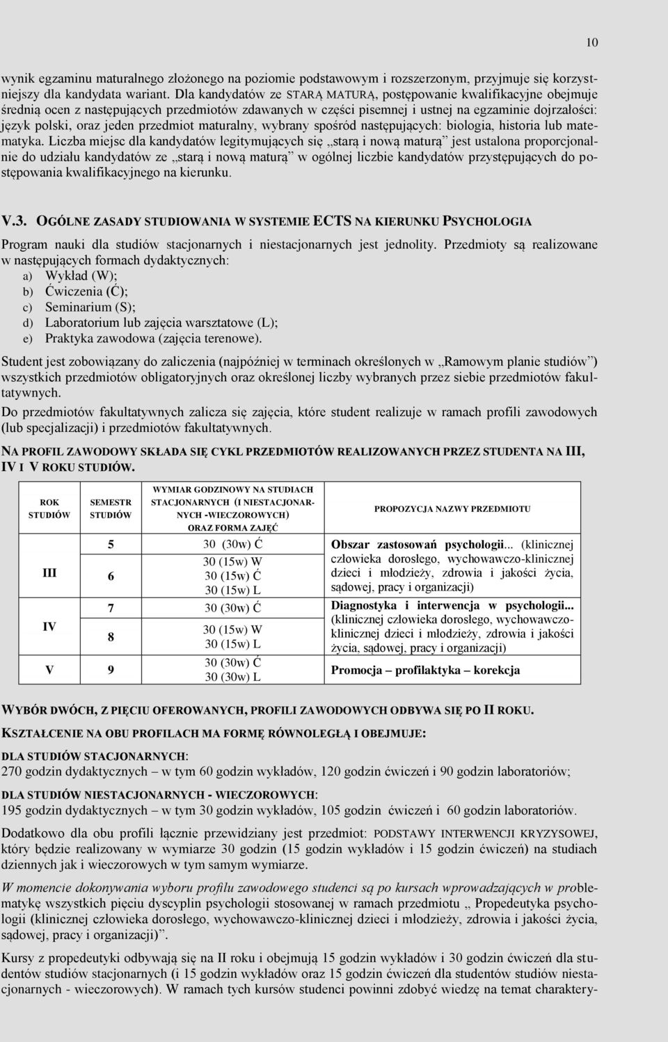 przedmiot maturalny, wybrany spośród następujących: biologia, historia lub matematyka.