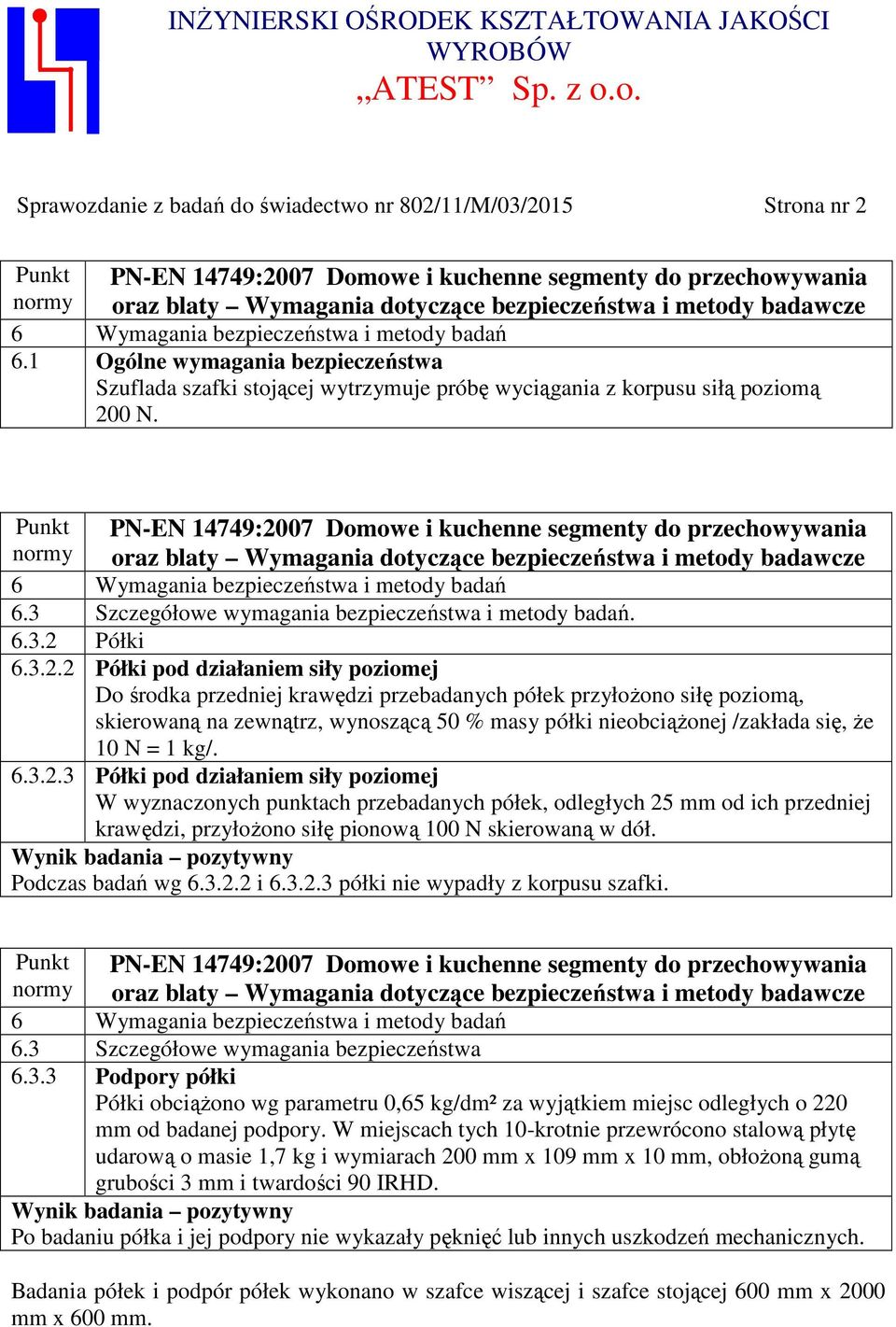 Półki 6.3.2.