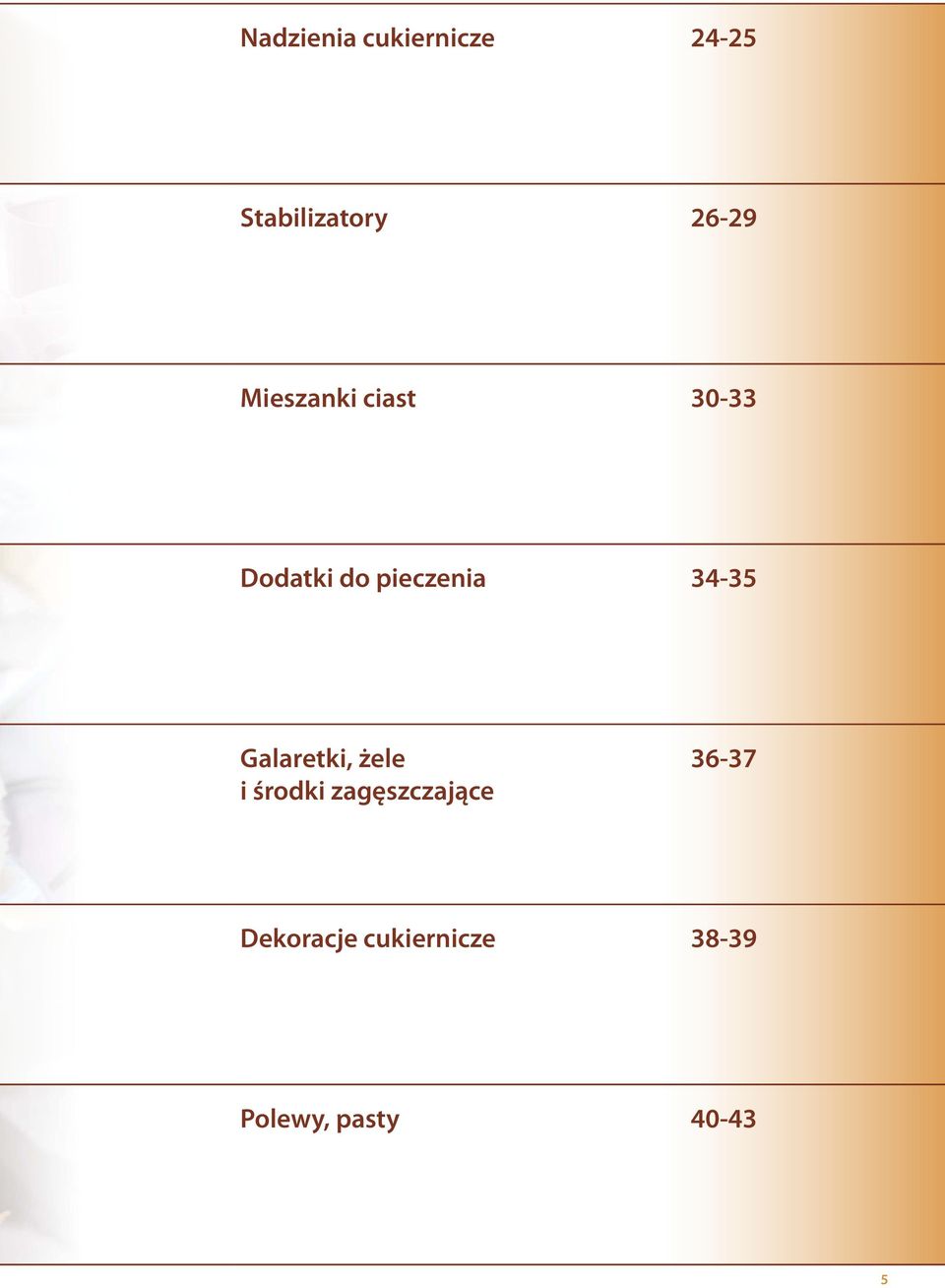 34-35 Galaretki, żele i środki zagęszczające