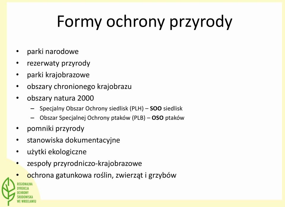 siedlisk Obszar Specjalnej Ochrony ptaków (PLB) OSO ptaków pomniki przyrody stanowiska