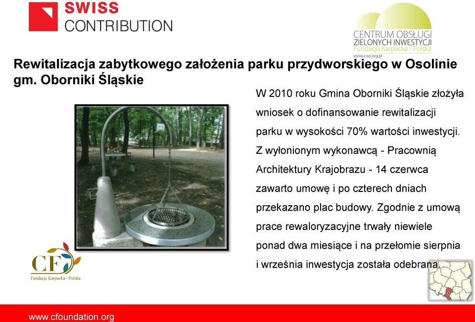 wartości inwestycji.