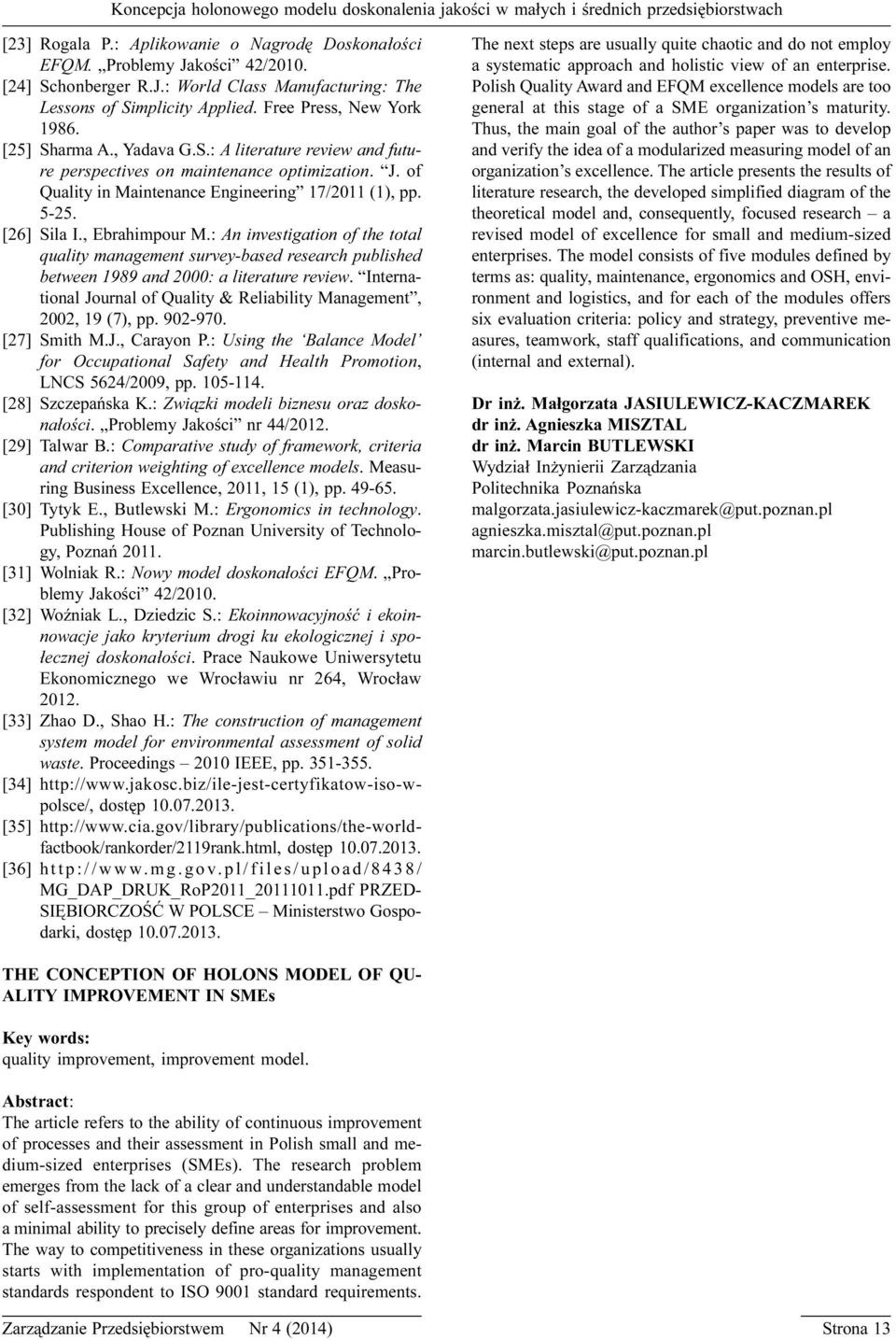 : An investigation of the total quality management survey-based research published between 1989 and 2000: a literature review.