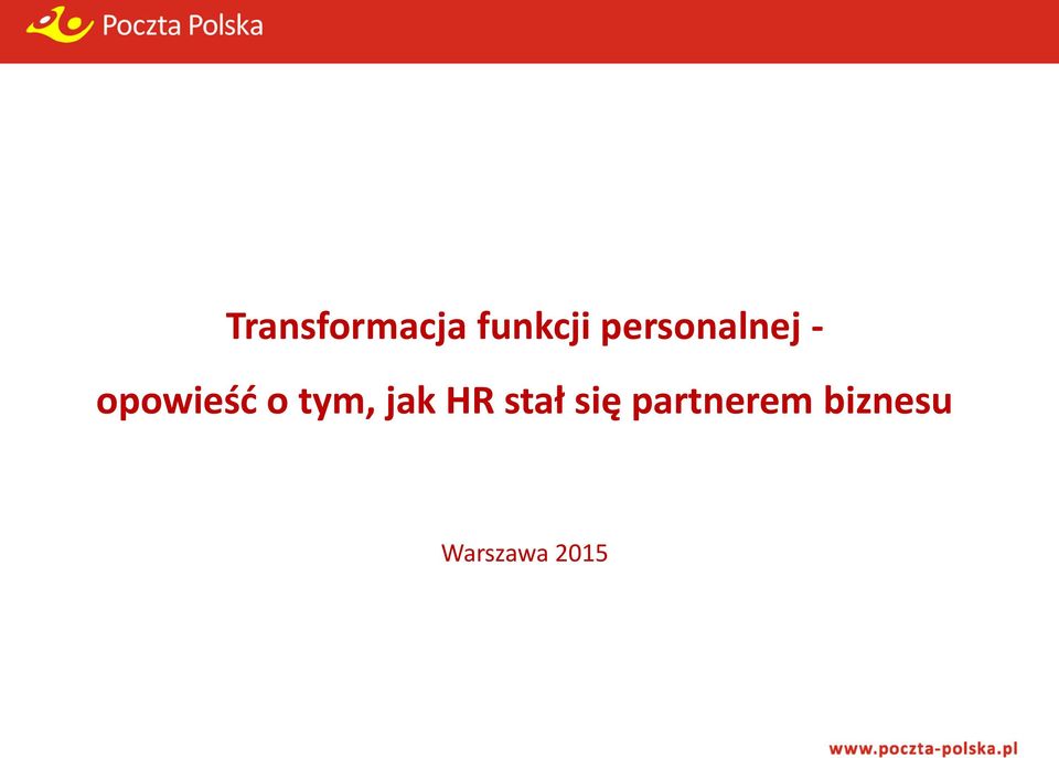 tym, jak HR stał się