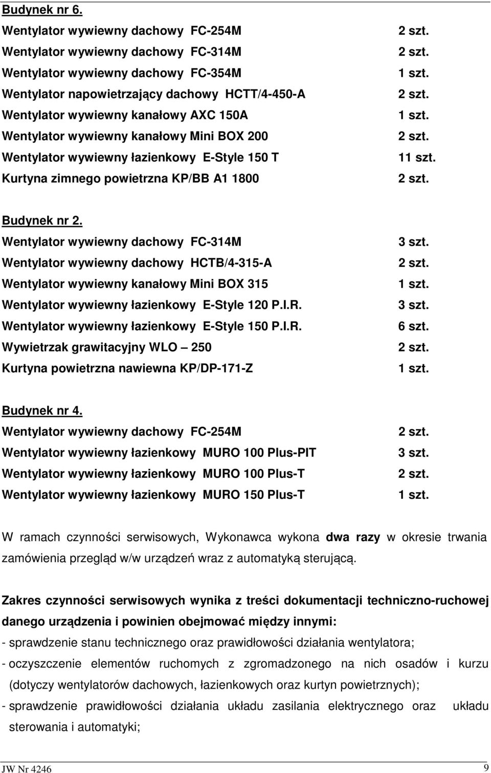 Wentylator wywiewny kanałowy Mini BOX 200 Wentylator wywiewny łazienkowy E-Style 150 T Kurtyna zimnego powietrzna KP/BB A1 1800 1 Budynek nr 2.