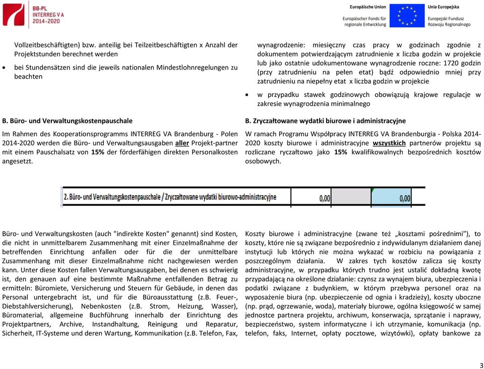 godzinach zgodnie z dokumentem potwierdzającym zatrudnienie x liczba godzin w projekcie lub jako ostatnie udokumentowane wynagrodzenie roczne: 1720 godzin (przy zatrudnieniu na pełen etat) bądź