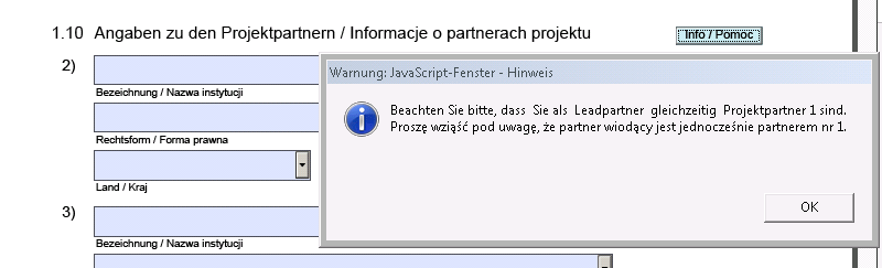 Bitte ordnen Sie ihr Projekt der entsprechenden Prioritätsachse zu.