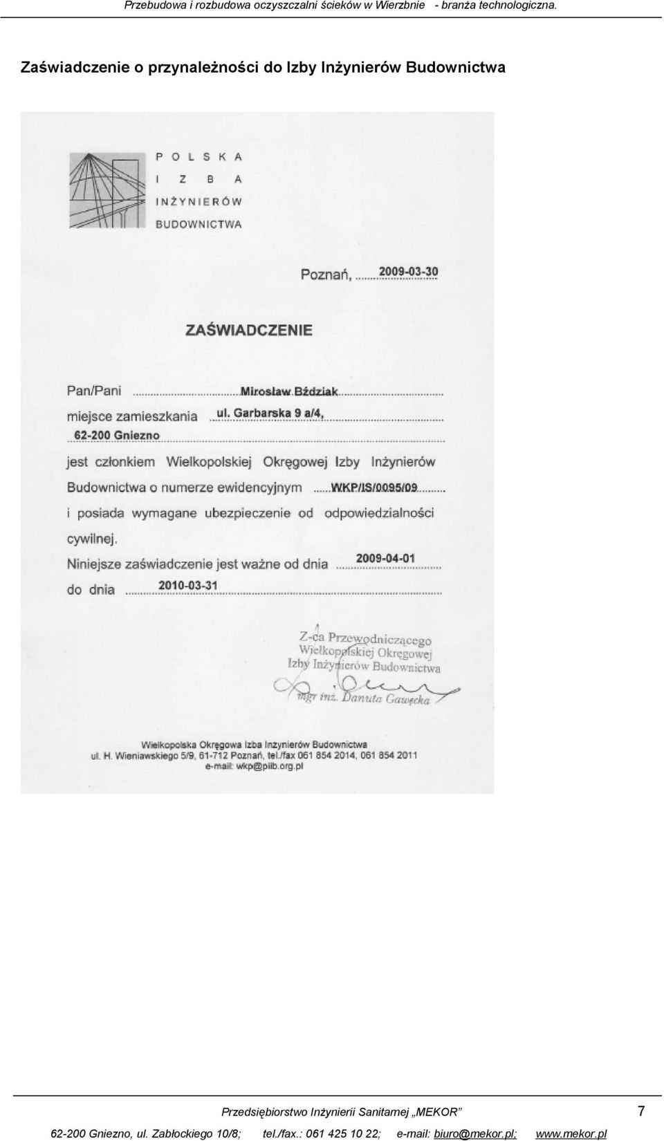 Inżynierów Budownictwa