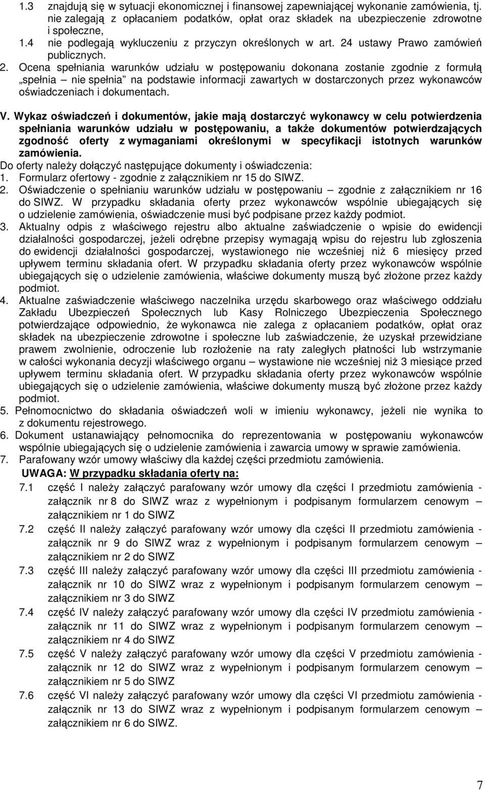 ustawy Prawo zamówień publicznych. 2.