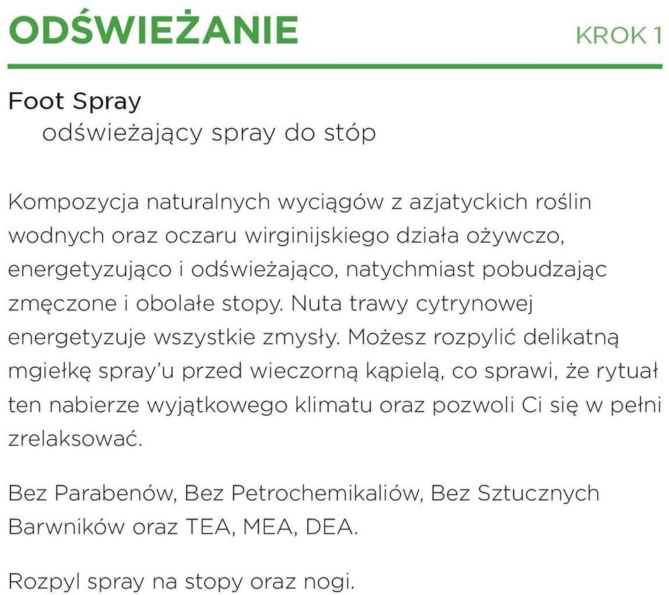 Nuta trawy cytrynowej energetyzuje wszystkie zmysły.