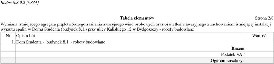 Dom Studenta - budynek 8.1.