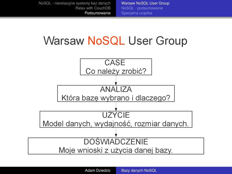 ANALIZA Która bazę wybrano i dlaczego?