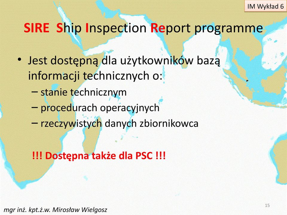 stanie technicznym procedurach operacyjnych