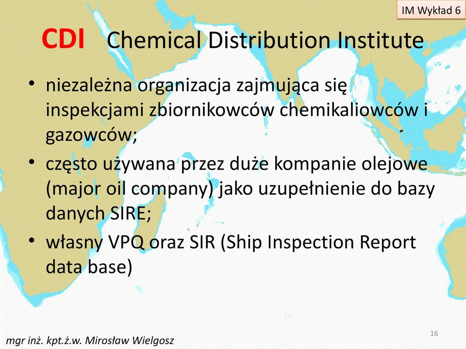 przez duże kompanie olejowe (major oil company) jako uzupełnienie do