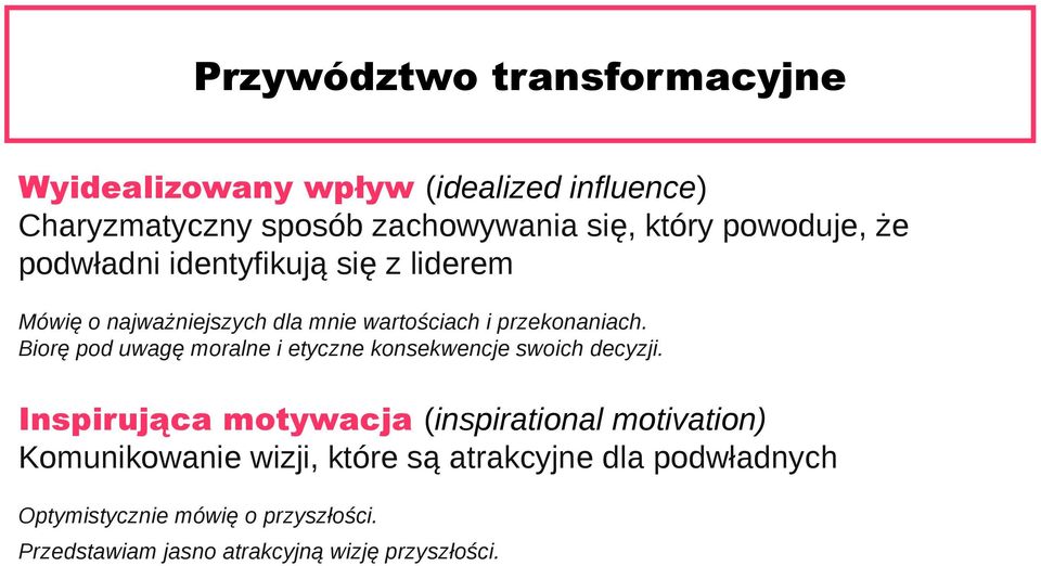 Biorę pod uwagę moralne i etyczne konsekwencje swoich decyzji.