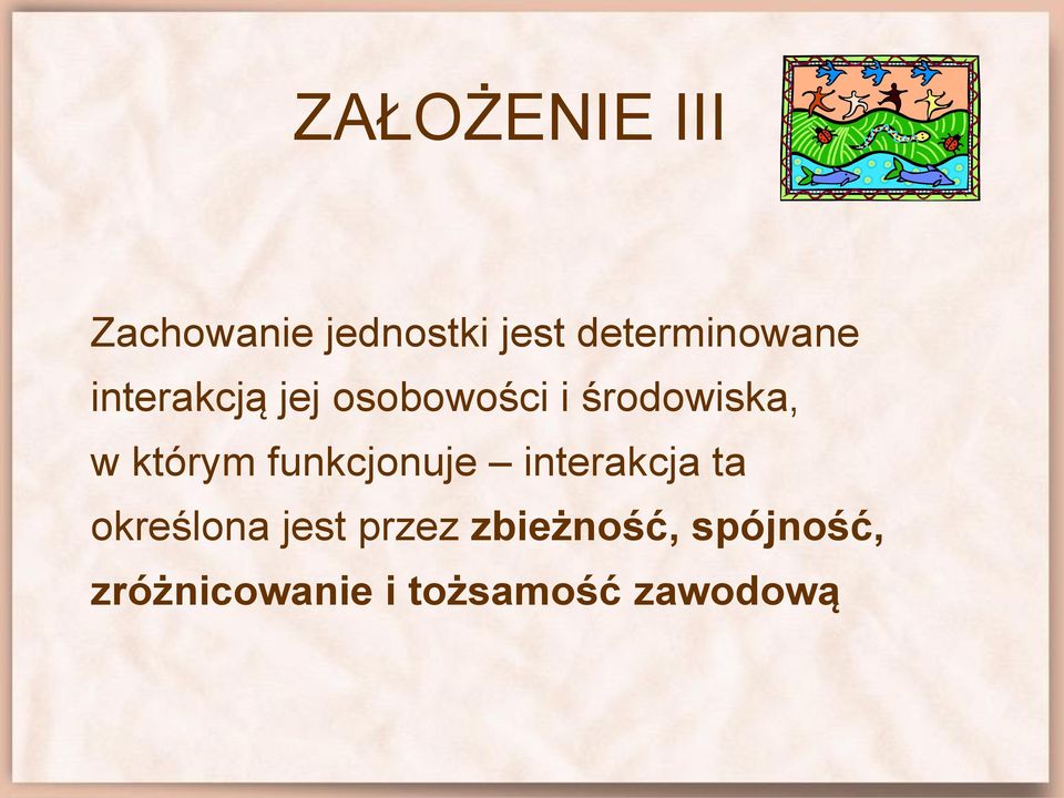 środowiska, w którym funkcjonuje interakcja ta