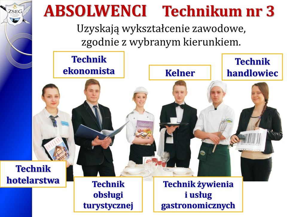 Technik ekonomista Kelner Technik handlowiec Technik
