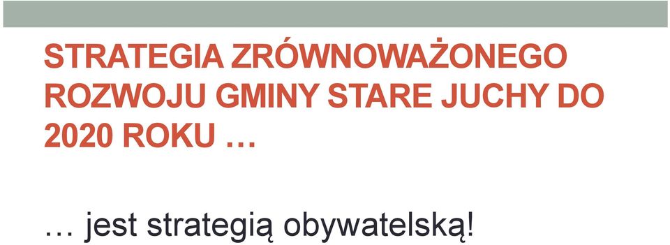 GMINY STARE JUCHY DO