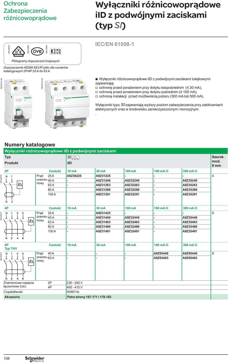 DB122476 SI iid 2P 10 ma 30 ma 100 ma 100 ma s 300 ma s 25 A - - - 4 zna mio-40 A - - 63 A - - 80 A - 100 A -