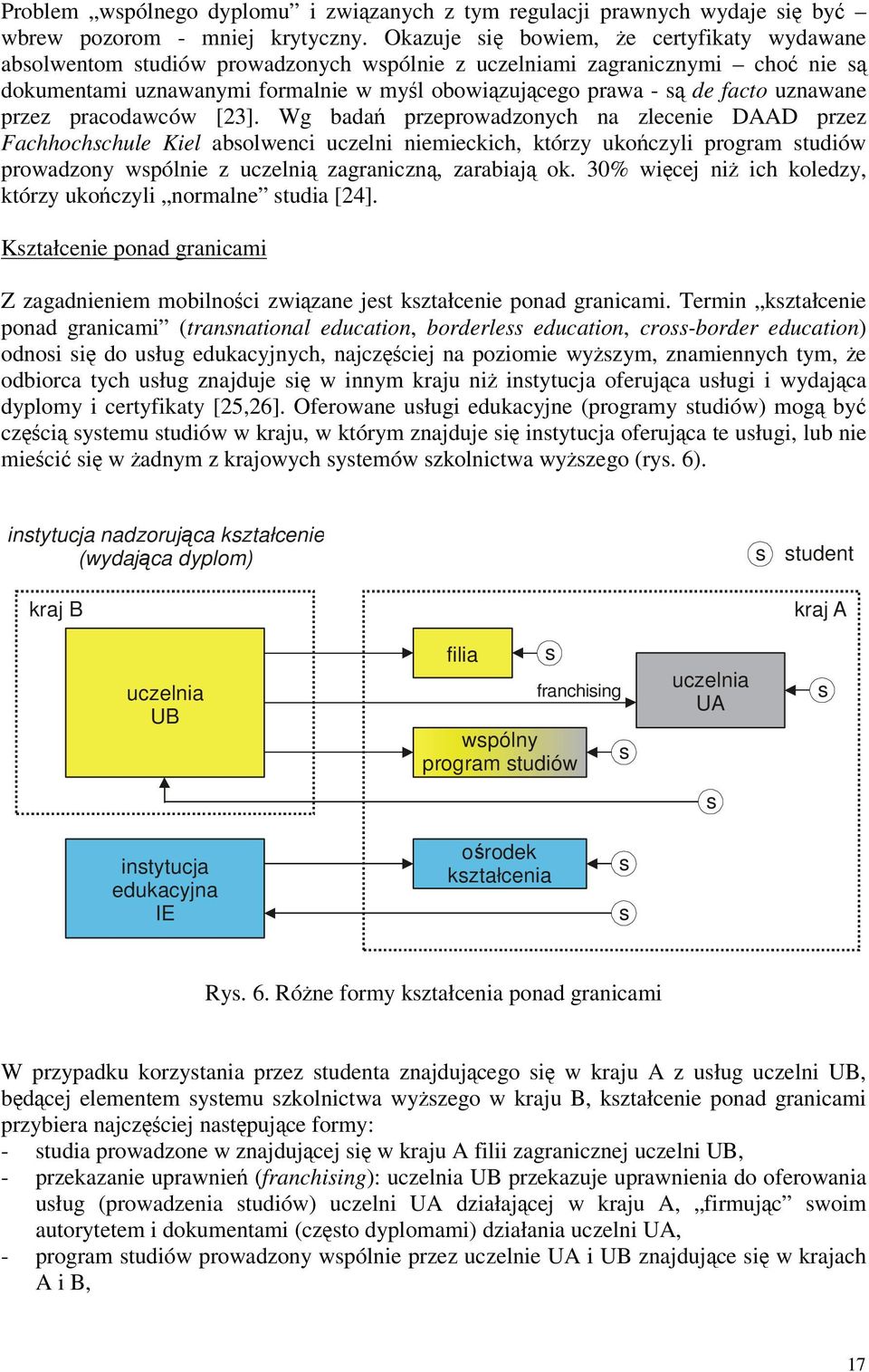 uznawane przez pracodawców [23].