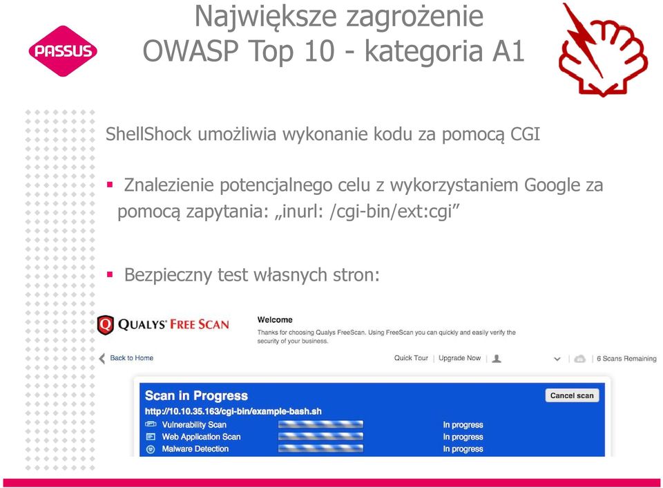 Znalezienie potencjalnego celu z wykorzystaniem Google za