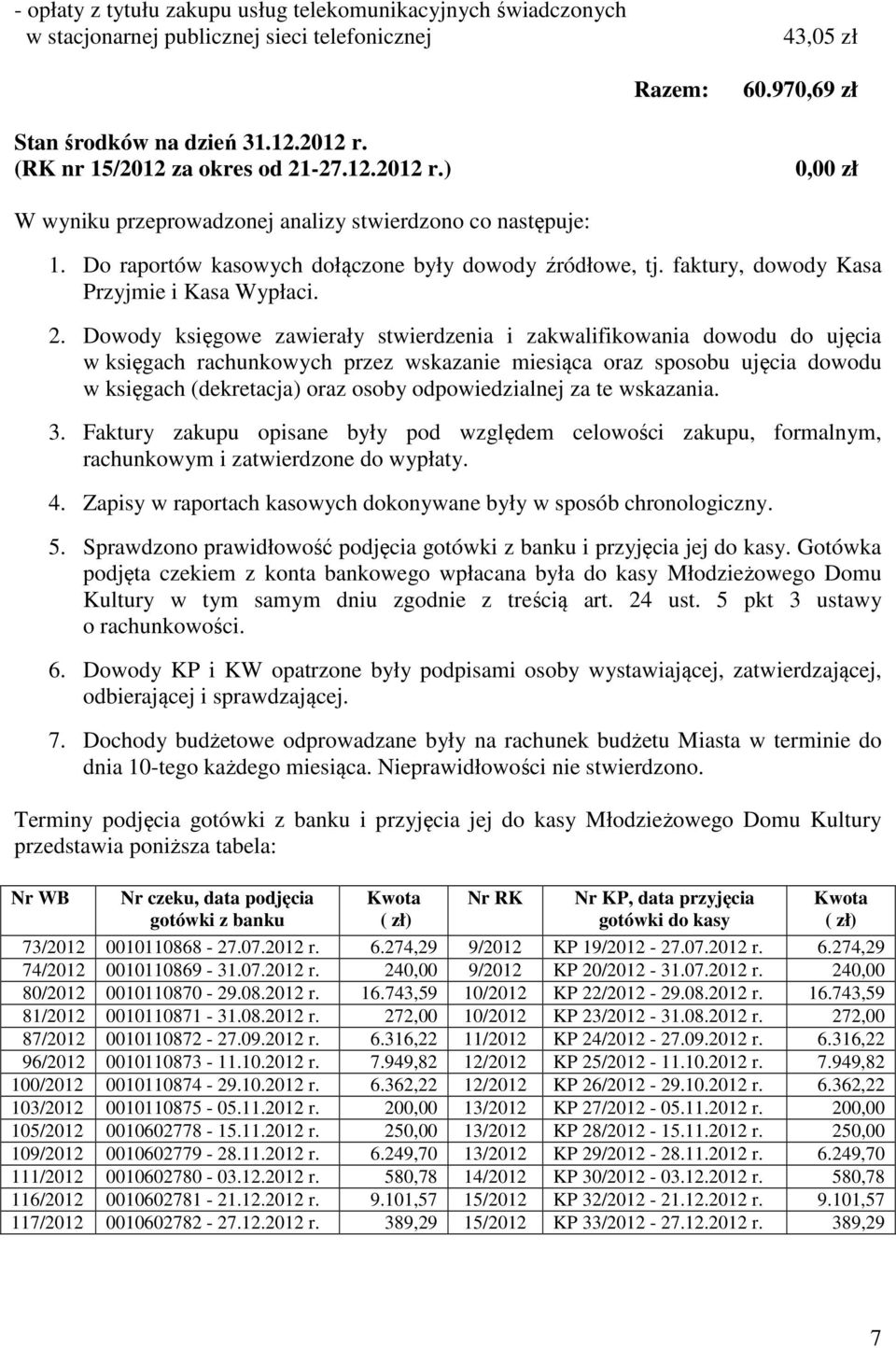 faktury, dowody Kasa Przyjmie i Kasa Wypłaci. 2.