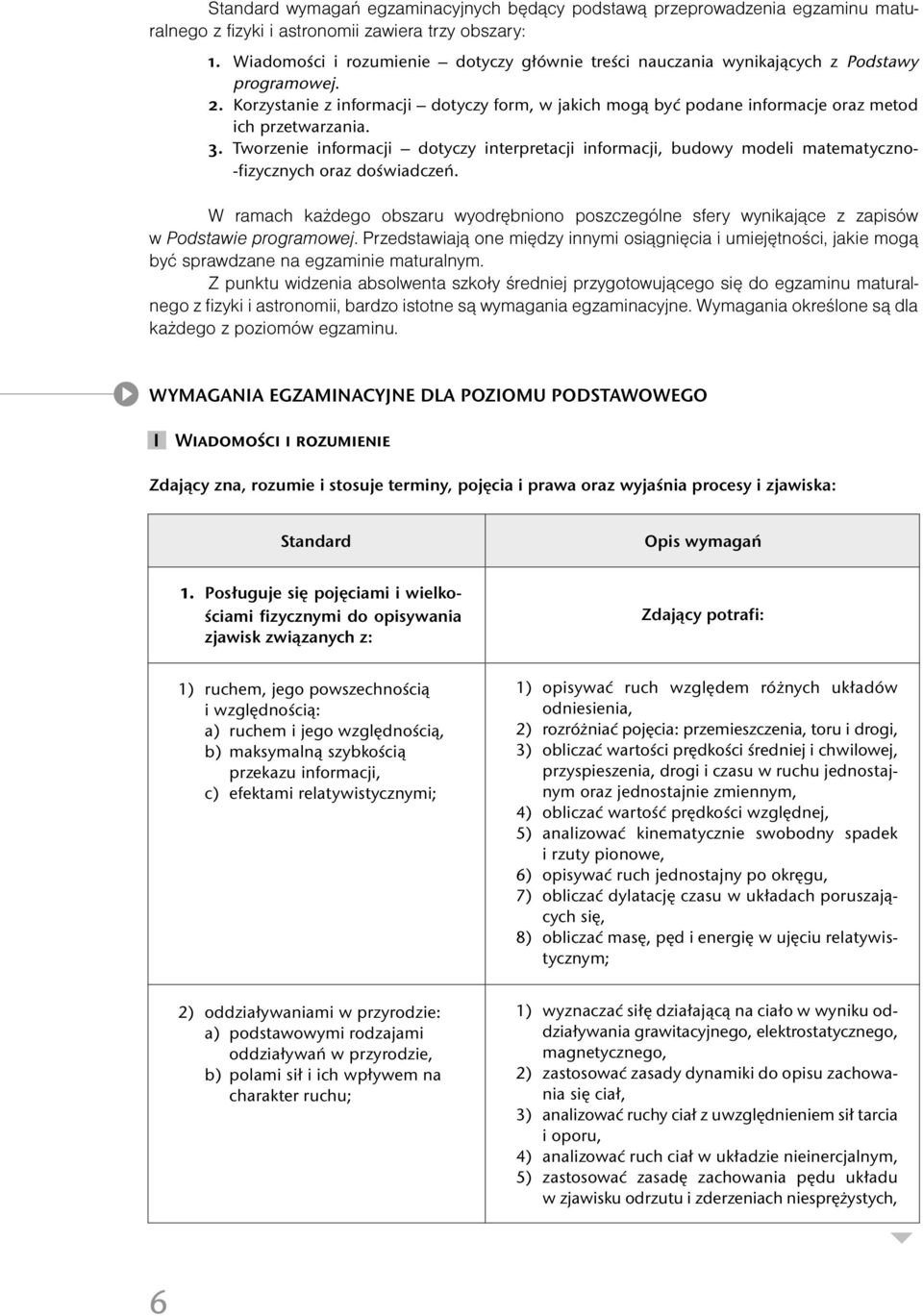 Korzystanie z informacji dotyczy form, w jakich mogą być podane informacje oraz metod ich przetwarzania. 3.