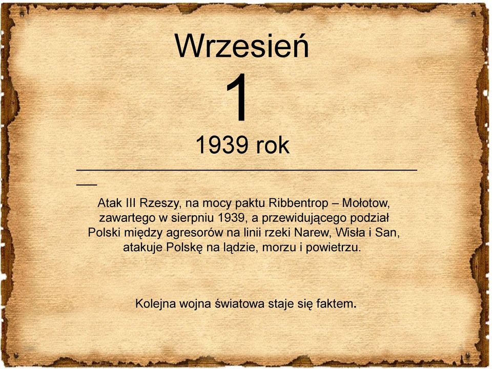 Polski między agresorów na linii rzeki Narew, Wisła i San, atakuje