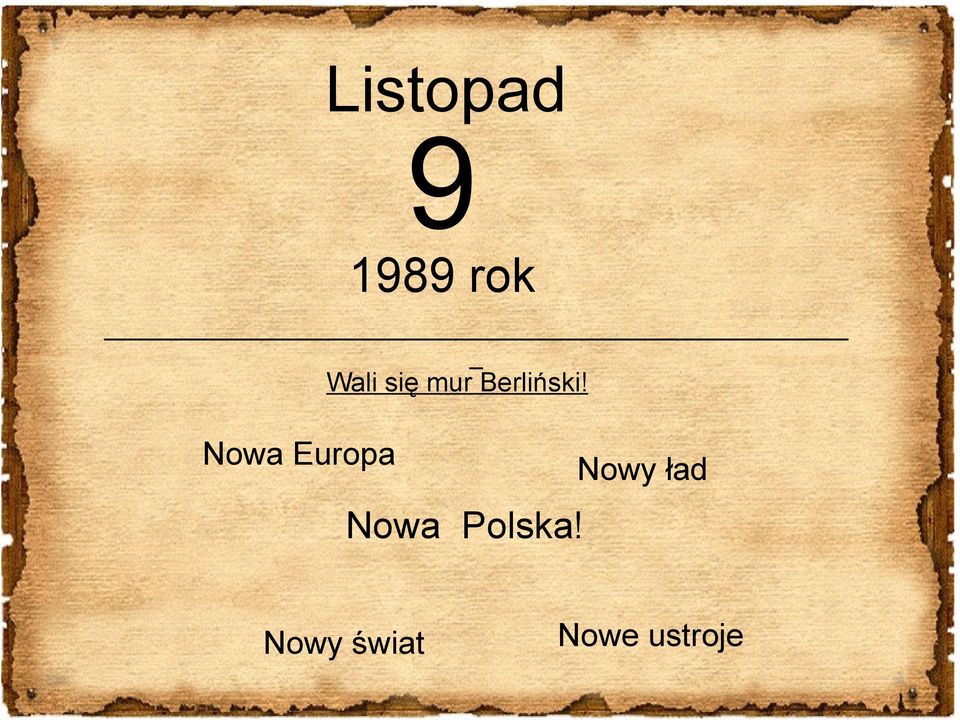 Nowa Europa Nowa Polska!