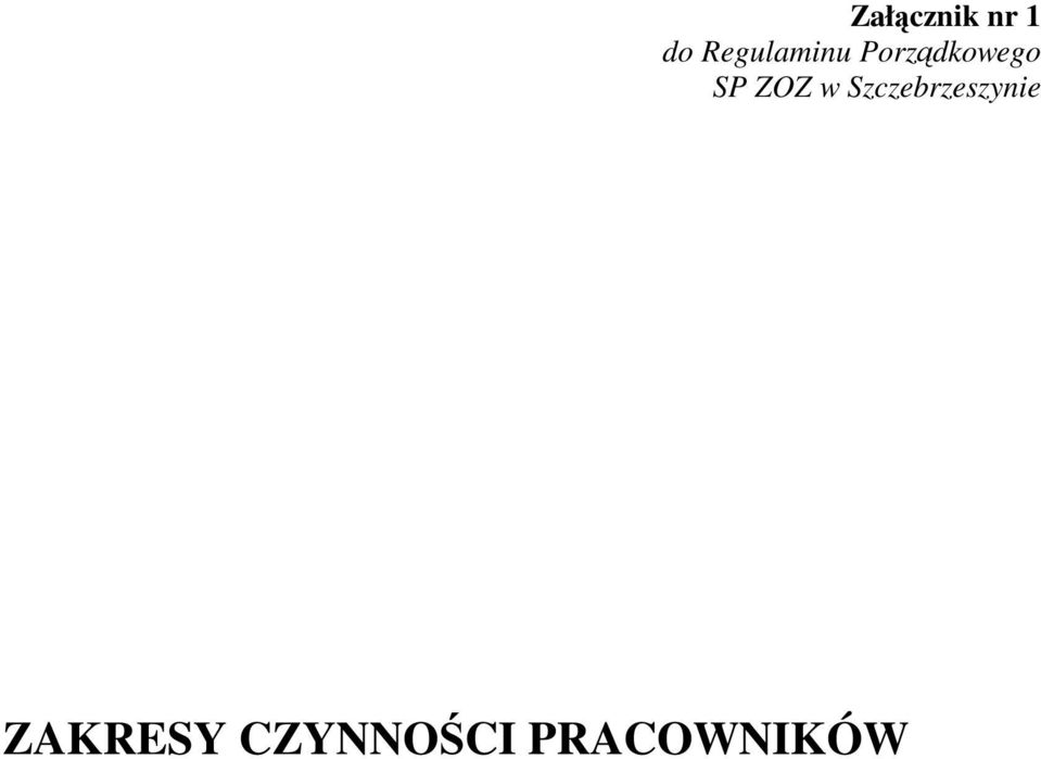 SP ZOZ w