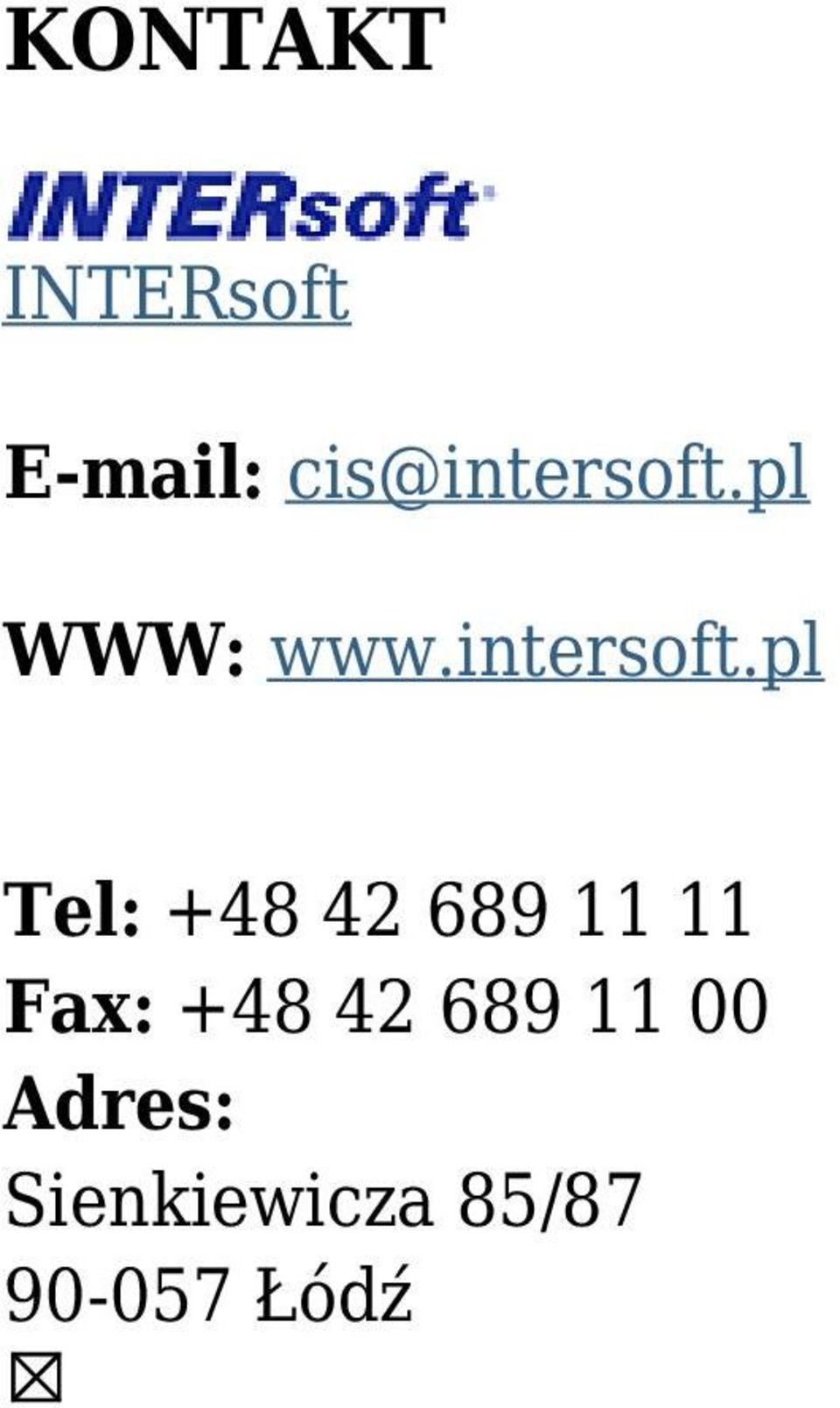 pl WWW: www.intersoft.