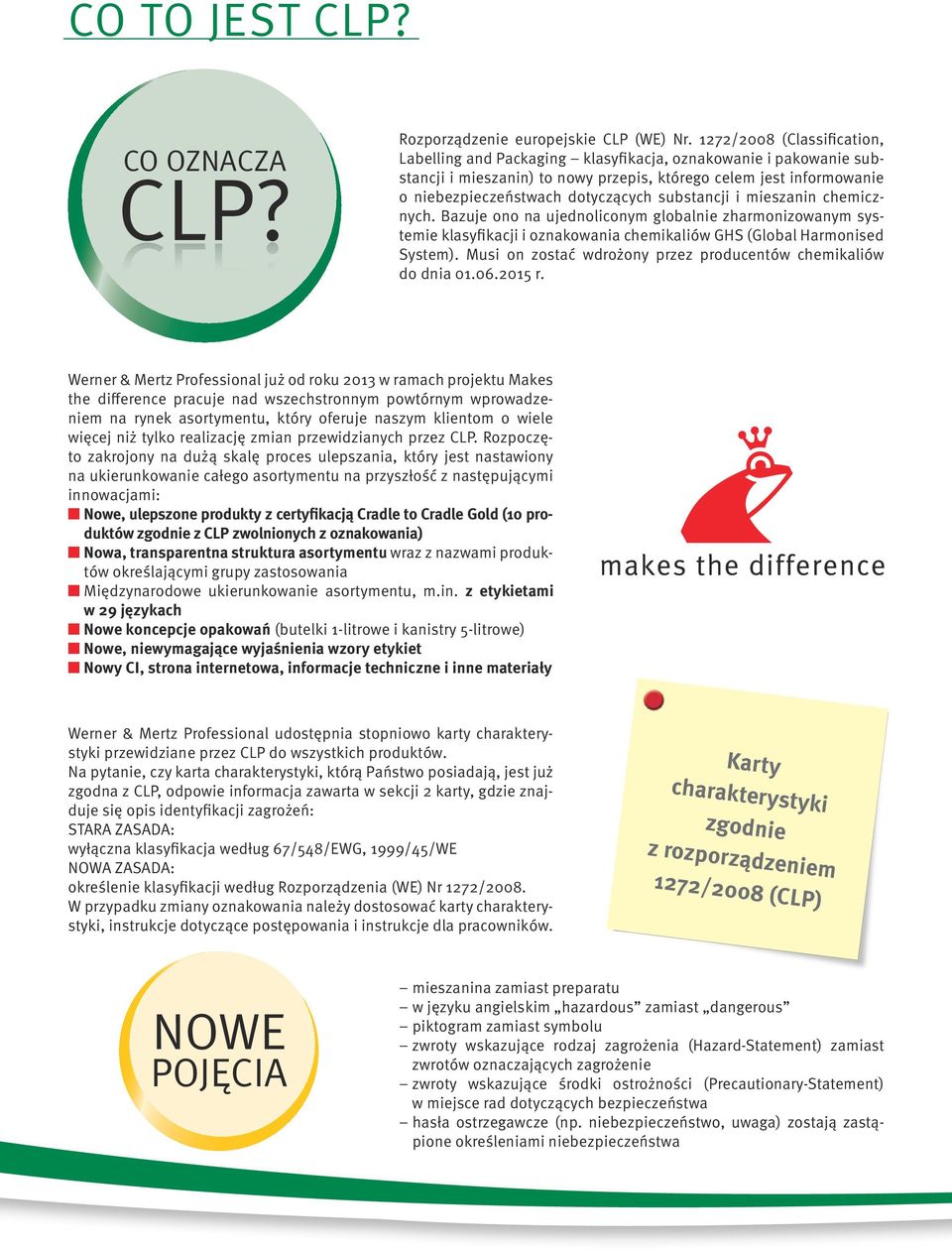 substancji i mieszanin chemicznych. Bazuje ono na ujednoliconym globalnie zharmonizowanym systemie klasyfikacji i oznakowania chemikaliów GHS (Global Harmonised System).