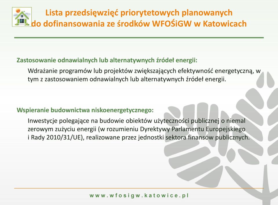 alternatywnych źródeł energii.